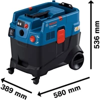 Bosch GAS 400 A Ipari száraz-nedves automata porszívó 1200W, 40l (L-es porosztály) (06019M0020)