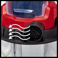 Einhell TC-VC 18/20 LI S Solo Akkumulátoros porszívó Akku és töltő nélkül (2347130)