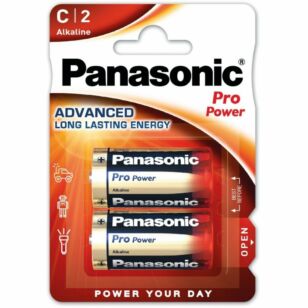 Panasonic C-LR14 Pro power C &quot;Baby&quot; elem 1,5V,  2 db/bliszter