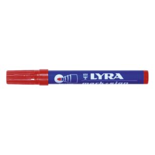 Lyra Jelölőtoll vékony, piros 1-4mm