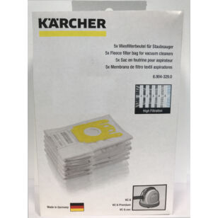 Karcher Gyapjú Porzsák 5 db/csomag (69043290)