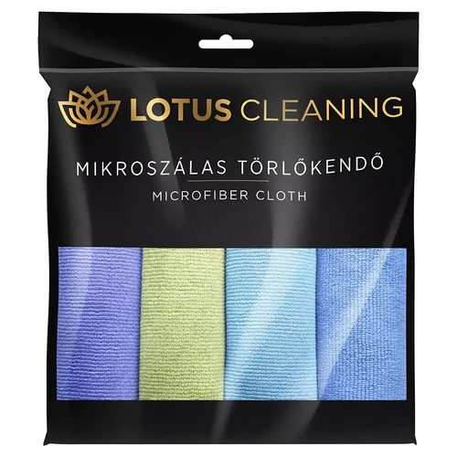 LOTUS Home beltéri és otthoni mikroszálas törlőkendő 4db