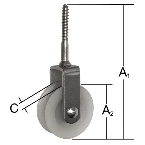 Vormann Kötélcsiga 50mm, horganyzott (007900191AV)