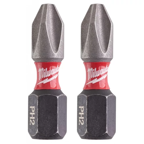 Milwaukee PH2x25mm Shockwave bit 2db/bliszter (4932430852)