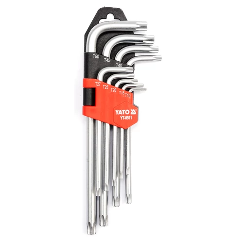 YATO YT-0511 furatos torx kulcs készlet T10-T50