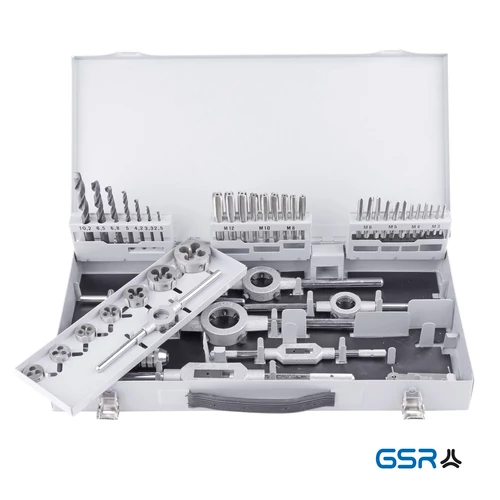 GSR Menetvágó Készlet M3-M12 HSS 45 db-os