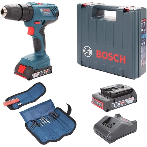 Bosch GSB 180-LI Akkus ütvefúró-csavarozó 18V, 2x2Ah (06019F8308)