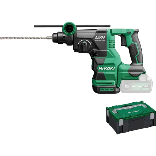 Hikoki DH1826DA-W2Z Akkus fúró-vésőkalapács 18 V, 3,2 J, SDS-plus, koffer (Akku és töltő nélkül)