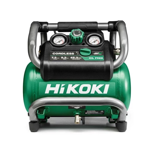 Hikoki EC36DA-W4Z Akkus kompresszor 9,3 bar, 7,6 liter Multi Volt 36V (Akku és töltő nélkül)
