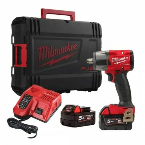 Milwaukee M18FMTIW2F12-502X Fuel 1/2" Ütvecsavarozó biztosítógyűrűvel  (4933478450)