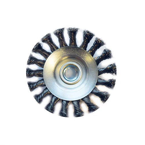 Raxx Gömbkefe tincsezett M14 átm. 100mm acéldrót 0,50 mm