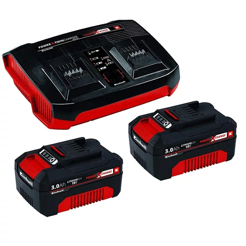 Einhell Akku Power-X 18V 2 x 3,0Ah + Gyorstöltő (4512083)