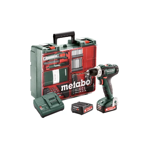 Metabo BS 12 Akkus Fúró - csavarozó Set 12V, 2 X 2,0Ah (601036870)