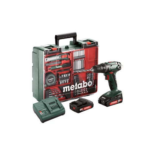 Metabo BS 18 Akkus Fúró - csavarozó Set 18V / 2,0Ah