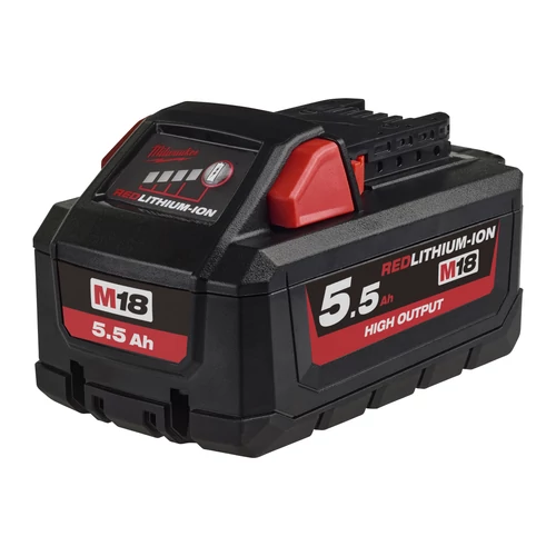 Milwaukee M18 HB5.5 Redlithium-ion akkumulátor 18V, 5.5 Ah (4932464712)