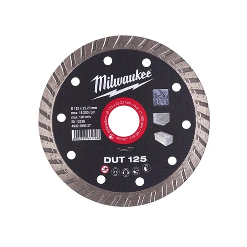 Milwaukee DUT 125 Gyémánt vágótárcsa (4932399527)