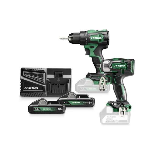 Hikoki KC18DE-WFZ Akkus gépszett DS18DE + WR18DBDL2 + 2x4.0Ah