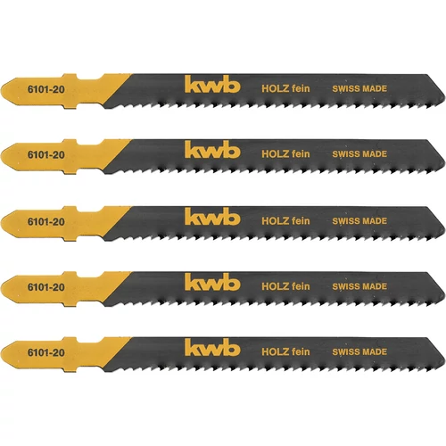 KWB HCS Szúrófűrészlap Fához 100/75mm 5DB (610125)