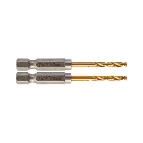 Milwaukee HSS-G TI. 3mm 2 PC S Fém Fúrószár (48894763)