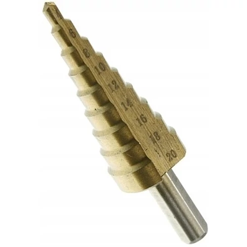 Dedra Lépcsős Fúró 4-20 mm HSS, TiN WMST0420