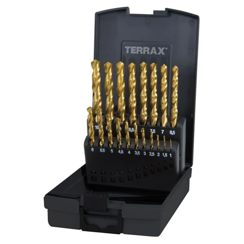 RUKO Terrax 1,0-10,0 19db HSS-G TiN Fúró Készlet