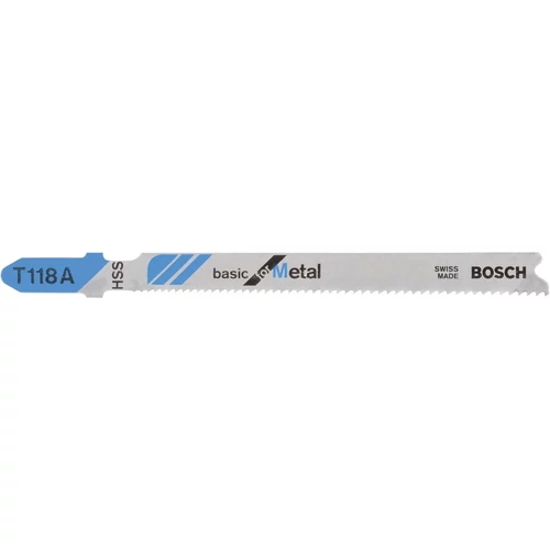 Bosch T118A Szúrófűrészlap fémre 5db/cs (2608631013)