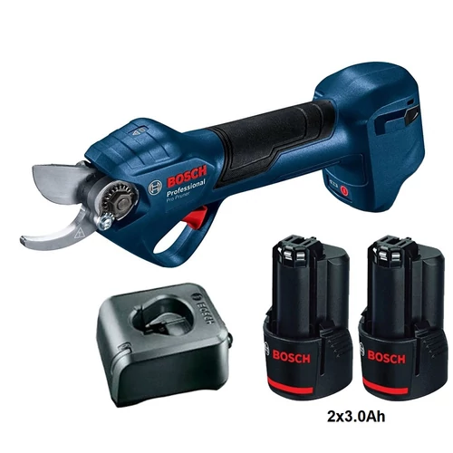 Bosch Pro Pruner Akkumulátoros Metszőolló szett 2x3Ah (06019K1021)