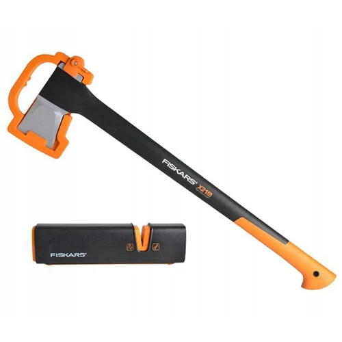 Fiskars X21 (L) Hasítófejsze + Xsharp Késélező (129047)