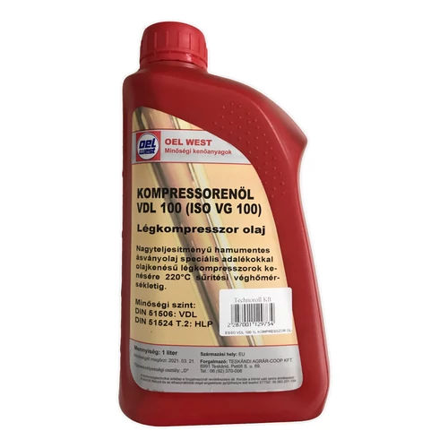 sso VDL 100 Kompresszor olaj 1L