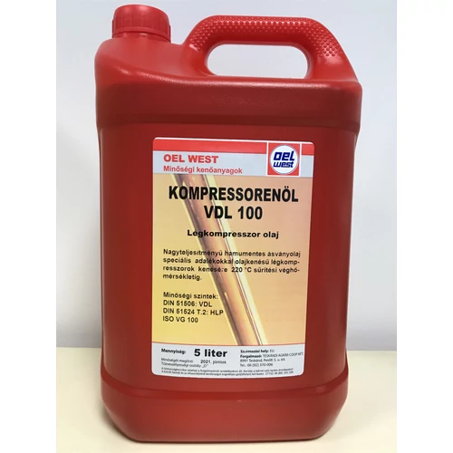 Esso VDL 100 Kompresszor olaj 5L