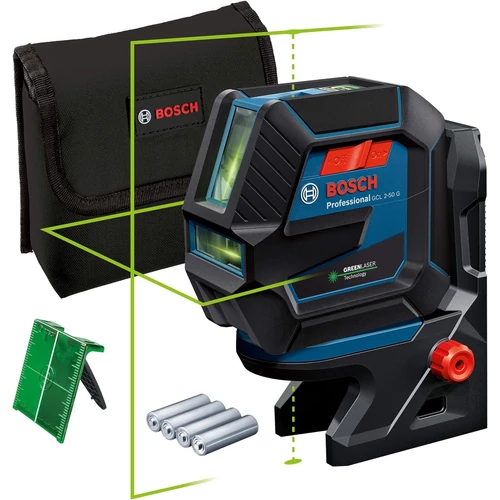 Bosch GCL 2-50 G Kombinált lézer (zöld) + RM 10 tartó (0601066M00)