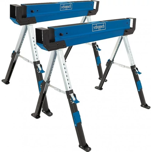 Scheppach MWB 600 Összecsukható nagy teherbírású bak 600 KG, 2 db-os kiszerelés (5907109852)