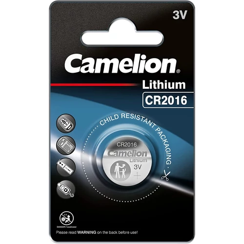 Camelion CR2016 Lithium gomb elem 3V, 75mAh