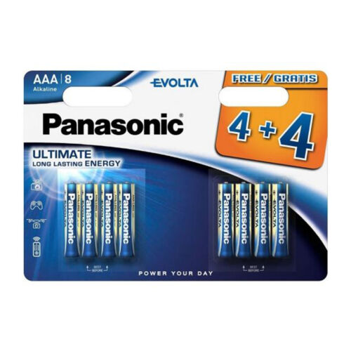 Panasonic AAA-LR03 EE Evolta alkáli elem 8db