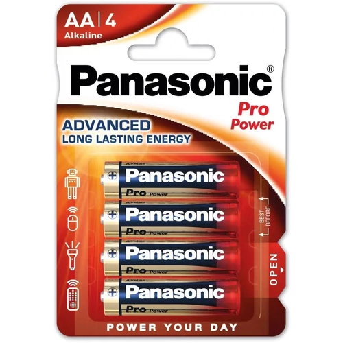 Panasonic AA-LR06 Pro Power alkáli elem 4db
