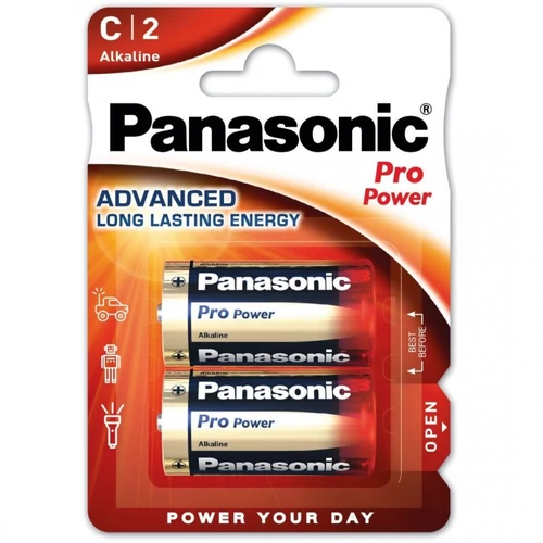 Panasonic C-LR14 Pro power C &quot;Baby&quot; elem 1,5V,  2 db/bliszter