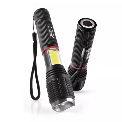 EMOS Fém COB LED zseblámpa fókuszálható 230lm (P3111)
