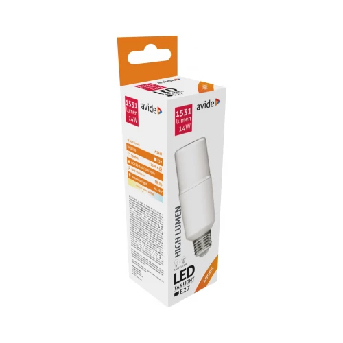 Avide led stick E27 14W, T45, 4000K, natural white, 1531lumen