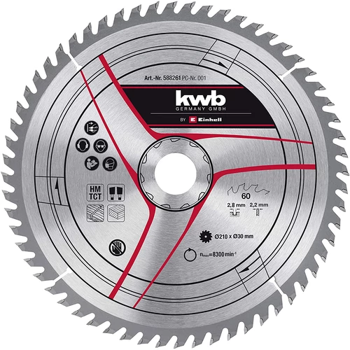 Einhell Kwb Körfűrészlap 216x30x2,4 60 fogas (49588261)