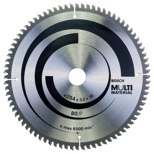 Bosch 254/30/Z80 Multi Materiál Alu körfűrészlap