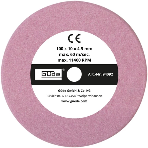 Güde Élezőkorong 100 x 4,5 x 10 mm (94092)