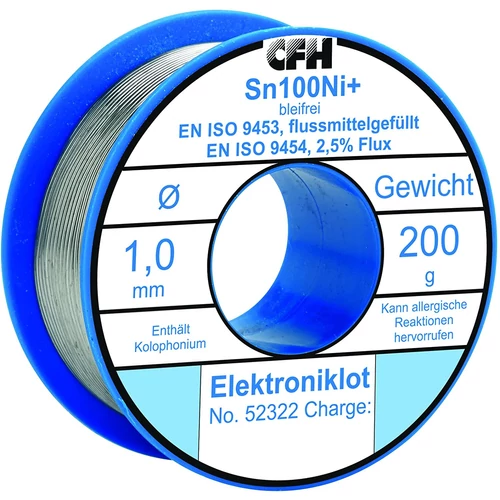 CFH Elektronikai Forrasztóón ólommentes 200g (52322)