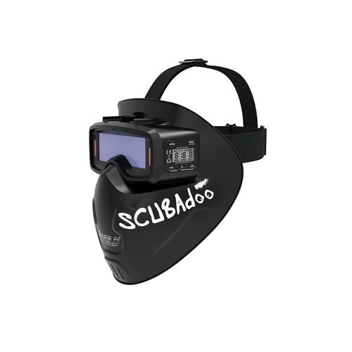 Iweld Scubadoo LCD Automata Hegesztő Maszk + Fejlámpa (8SCUBDMSK)