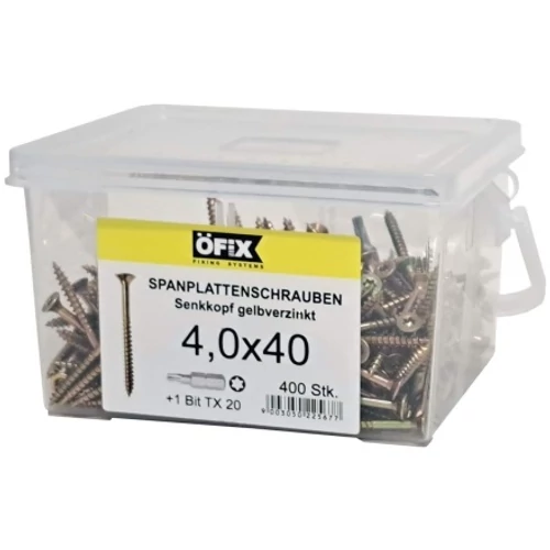 Küberl Torx forgácslapcsavar 4,0x40 400db/doboz