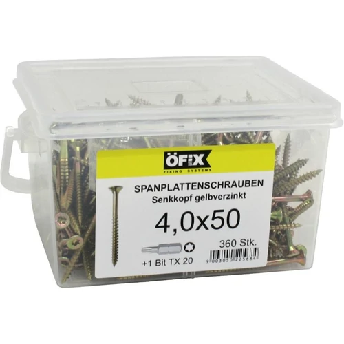 Küberl Torx forgácslapcsavar 4,0x50 360db/doboz