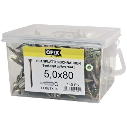 Küberl Torx forgácslapcsavar 5,0x80 140db/doboz