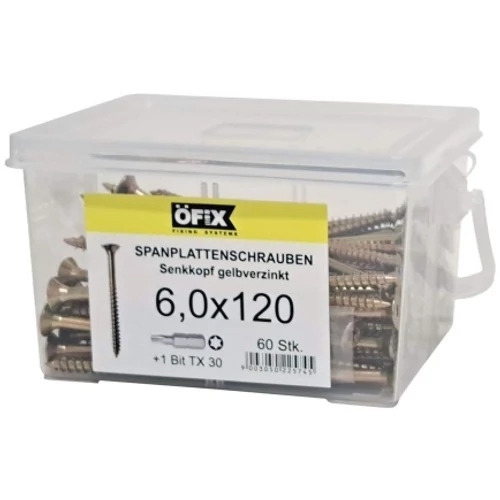 Küberl Torx forgácslapcsavar 6,0x120 60db/doboz