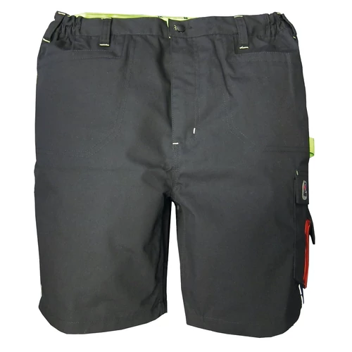 Terrax Workwear Rövidnadrág fekete/citrom 56