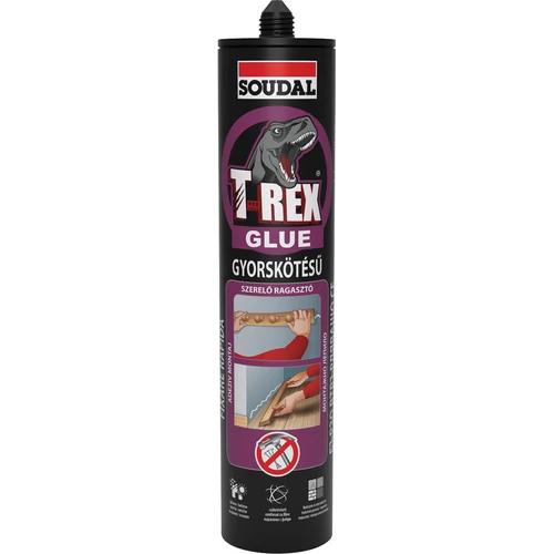 Soudal T-Rex Gyorskötésű szerelőragasztó lila 380g (125932)