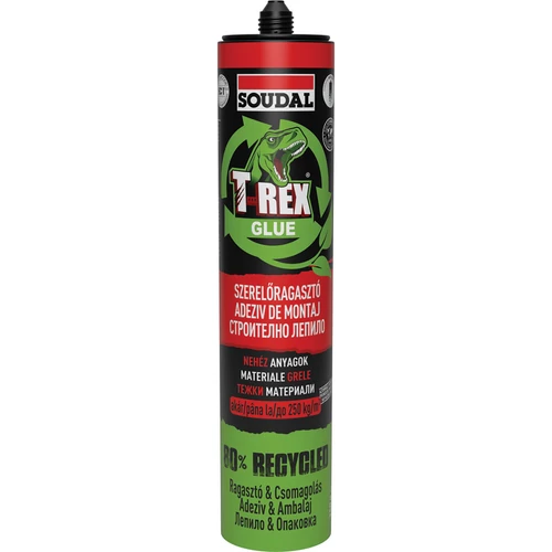 Soudal T-Rex Nehéz anyagok szerelőragasztó 350g (157454)